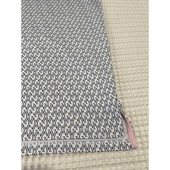 Greyson Polo Shirt Men's XL Blue Geometric All Over Print Stretch Logo Golf - Picture 11 of 12